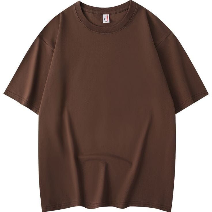 Minimalist Coffee Drop Shoulder T-Shirt – Unisex Streetwear