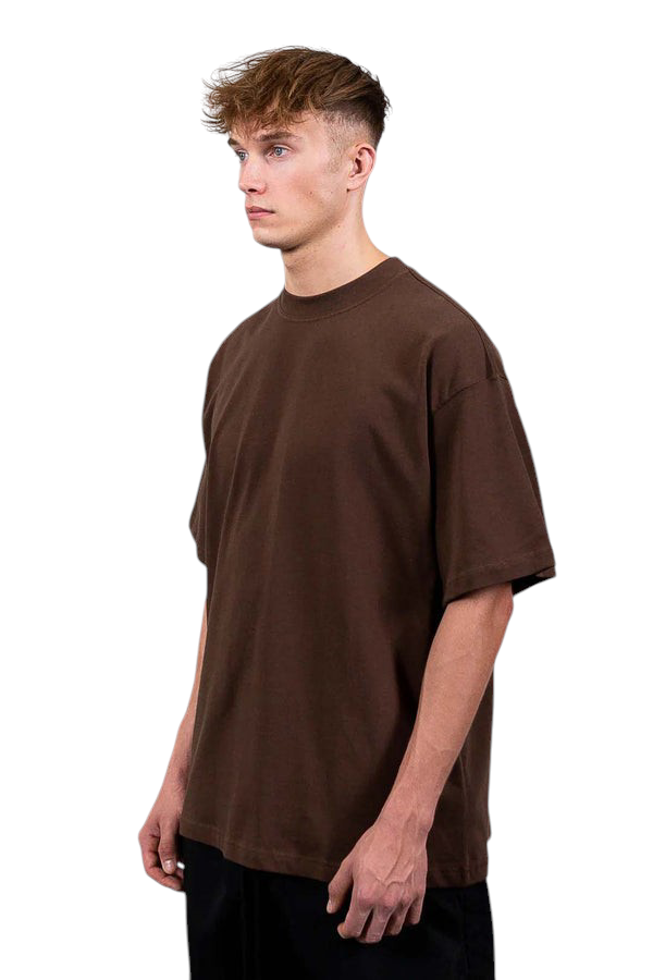 Minimalist Coffee Drop Shoulder T-Shirt – Unisex Streetwear