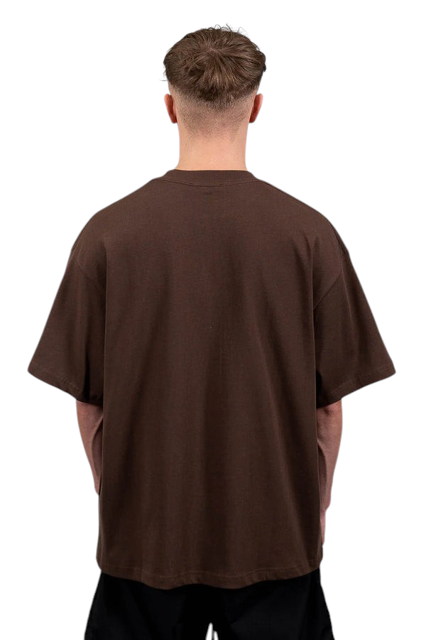 Minimalist Coffee Drop Shoulder T-Shirt – Unisex Streetwear