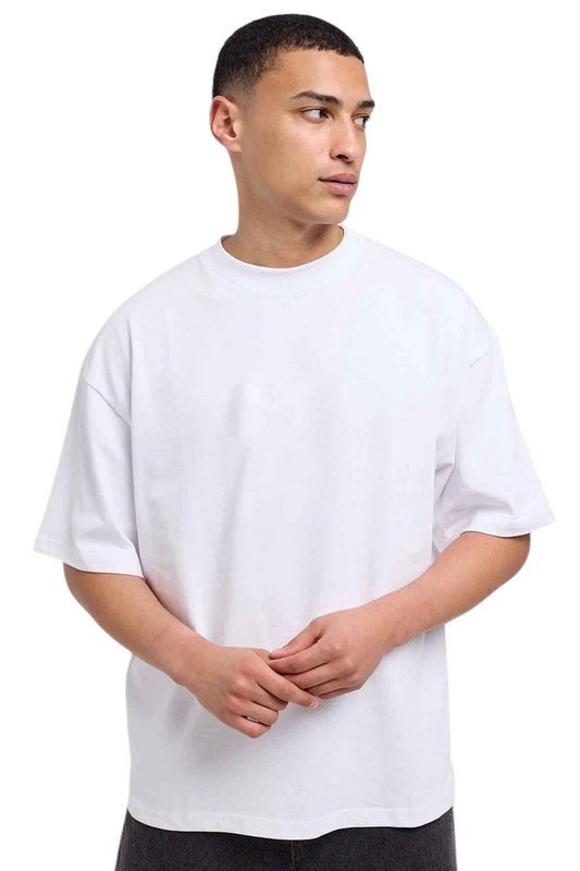 Minimalist White Drop Shoulder T-Shirt β Unisex Streetwear
