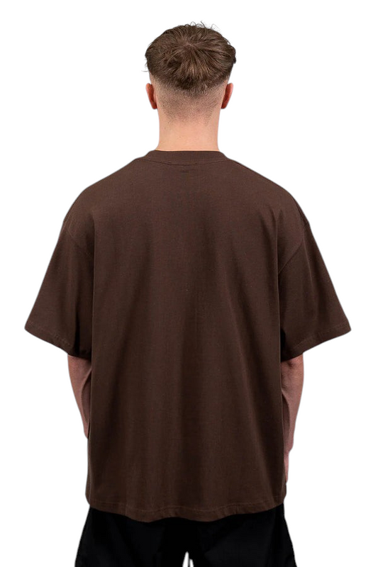 Minimalist Coffee Drop Shoulder T-Shirt – Unisex Streetwear