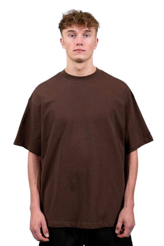 Minimalist Coffee Drop Shoulder T-Shirt – Unisex Streetwear
