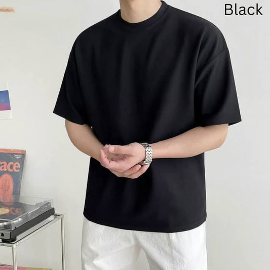 Solid Drop Shoulder Tshirt